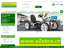 Tablet Screenshot of ezebra.cz